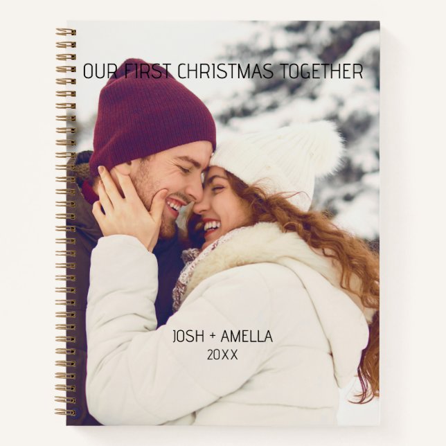 Cute Couple Custom Photo Journals  (Front)