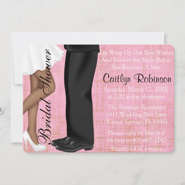 Cute Couple Engagement/Bridal Shower Invitation (Front)
