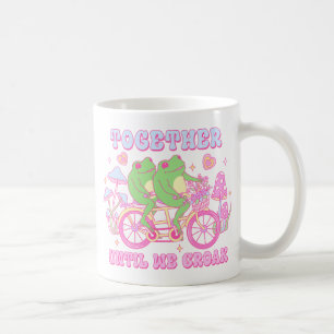Cute Couple Frog - Together Until We Croak Coffee Mug