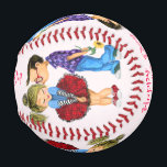 Cute Couple Funny Valentine's Day Gift Baseball<br><div class="desc">Cute Romantic Couple Love Valentine's Day Baseballs - Painting - or Choose / Add Your Unique Text / Name / Colour - Make Your Special Baseball Gift - Resize and move or remove / add elements - image / text with Customisation tool. Painting and Design by MIGNED. Please see my...</div>