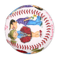 Cute Couple Funny Valentine's Day Gift Baseball