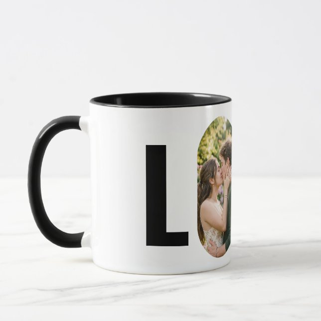 Cute Couple Kissing Imaged  Mug (Left)
