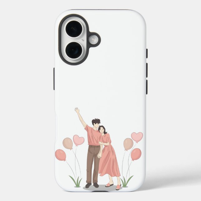 Cute Couple Love Phone Case (Back)