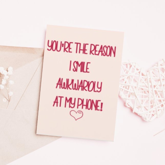 Cute Couple Love Valentine's Day Holiday Card (Buy or Download Now!)