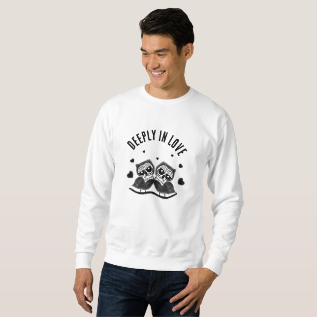 Cute couple of owls sweatshirt (Front Full)
