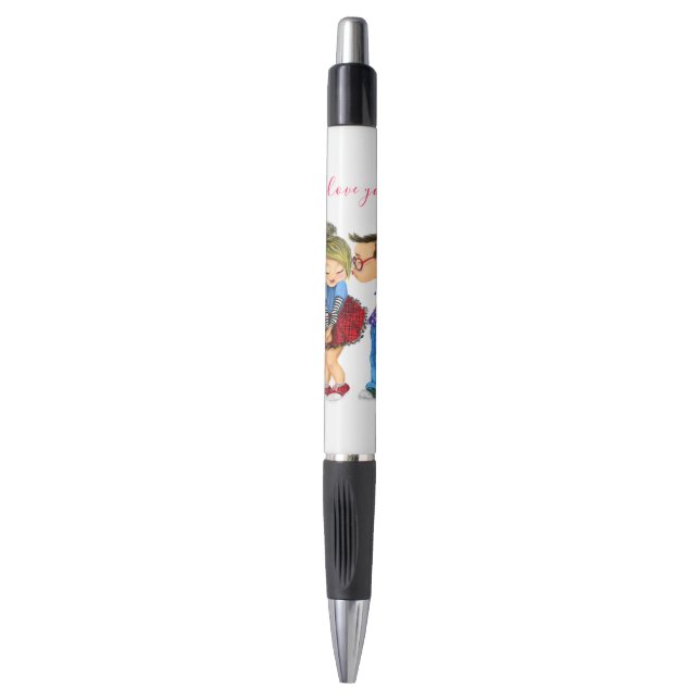 Cute Couple Pen (Front Vertical)