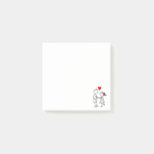 Cute Couple Post-it® Notes