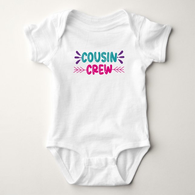 Cute Cousin Crew Baby Bodysuit (Front)