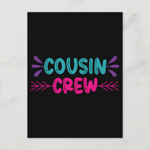 Cute Cousin Crew Postcard