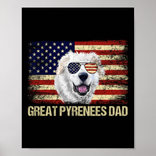 Cute Cow 4th Of July Floral Usa Patriotic Cow Love Poster