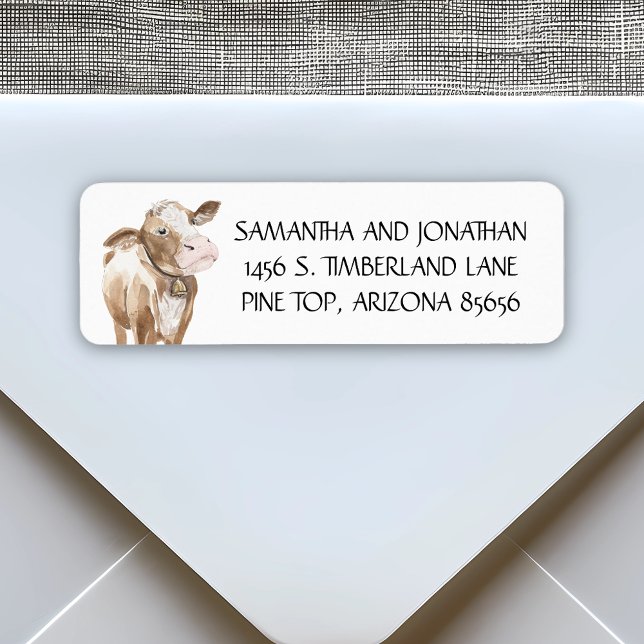 Cute Cow Barnyard Rustic Watercolor western (Creator Uploaded)