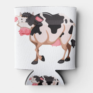 Cute cow can cooler