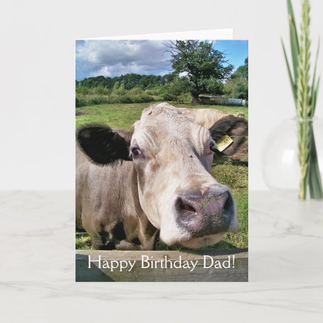 CUTE COW CARD (Front)