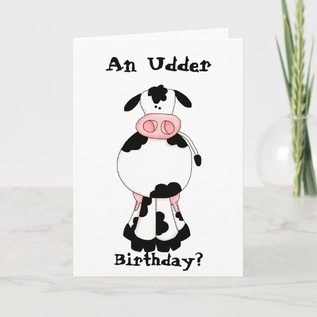Cute Cow Card (Front)