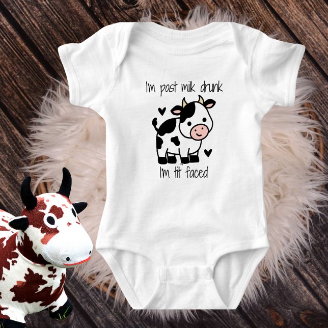 Cute Cow Cartoon Baby Baby Bodysuit (Creator Uploaded)