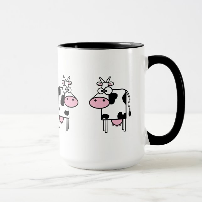 Cute Cow Cartoon Mug (Right)