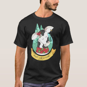 Cute Cow Christmas Holiday Pun T-Shirt