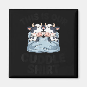 Cute Cow Couple This Is Our Cuddle  Magnet