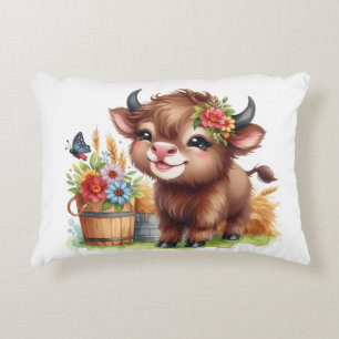 Cute Cow Decorative Cushion
