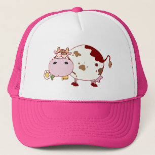 Cute Cow Design Farm Life Cattle Lover Gift animal Trucker Hat