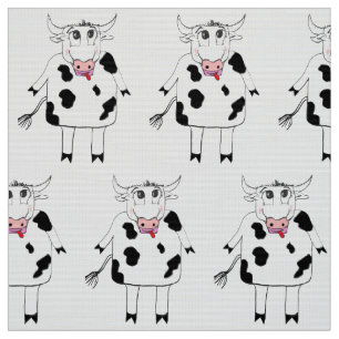 cute cow fabric