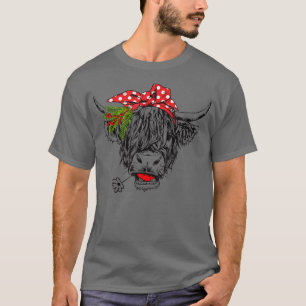 Cute Cow, Farmer, Cowgirl, Highland Cow, Cow Lover T-Shirt