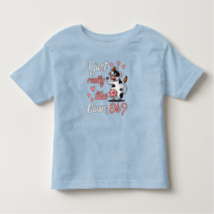 Cute Cow Funny Farm Ranch Animal Toddler T-Shirt