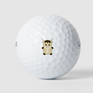 Cute Cow Golf Balls