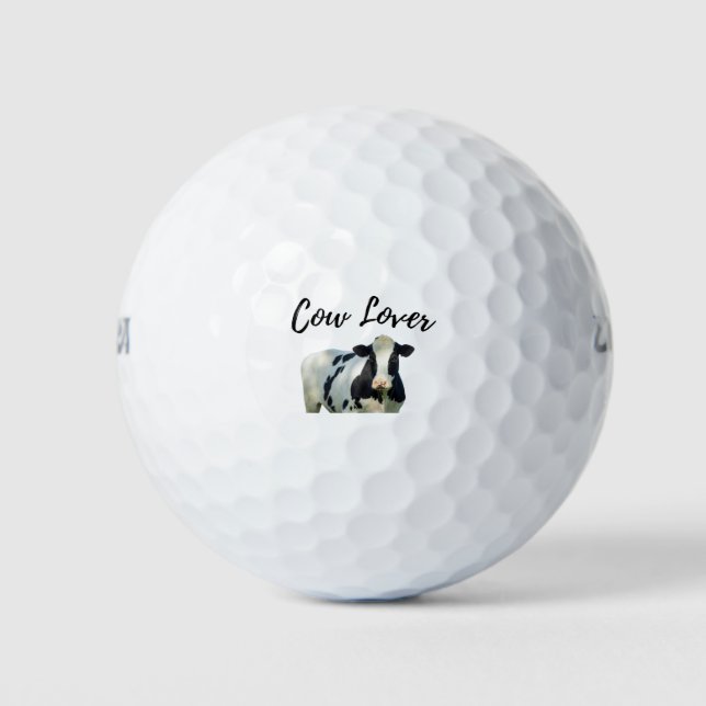 Cute Cow Golf Balls (Front)