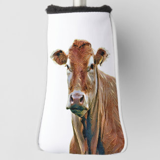 CUTE COW GOLF HEAD COVER