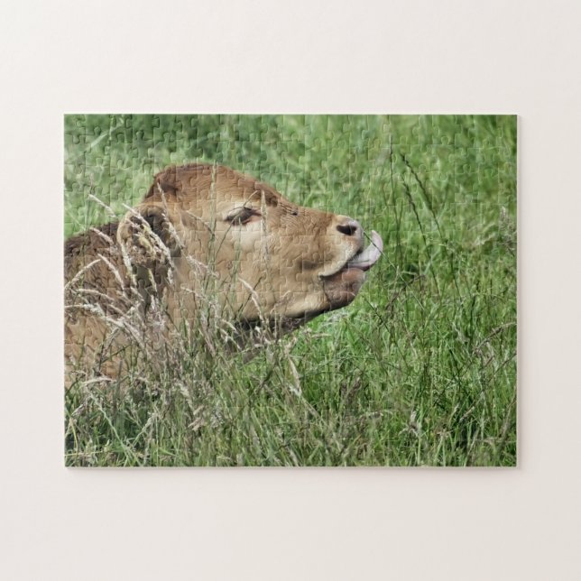 CUTE COW JIGSAW PUZZLE (Horizontal)