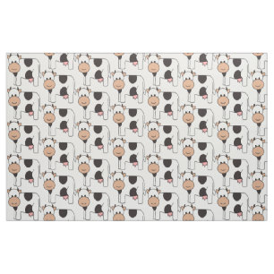 Cute Cow kids' custom fabric