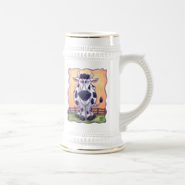 Cute Cow Kitchen Accessories Beer Stein (Right)