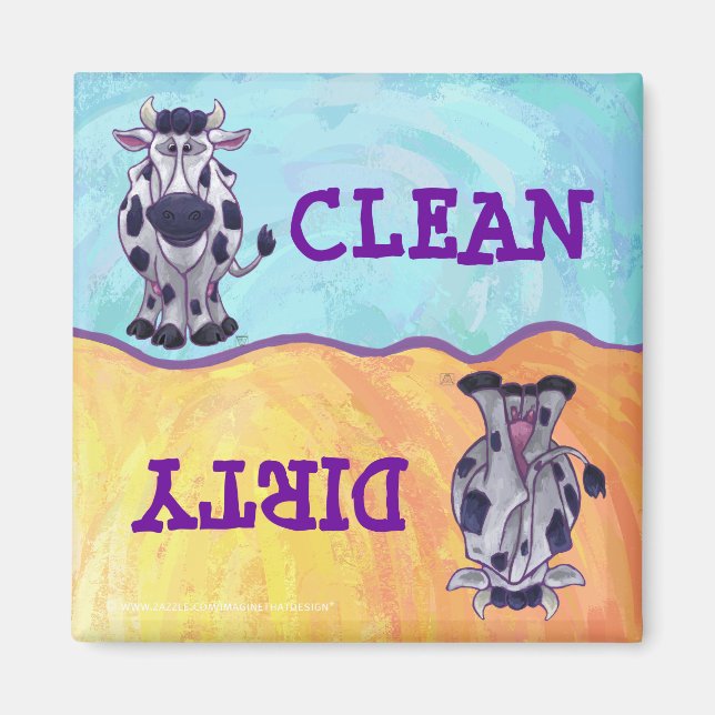 Cute Cow Kitchen Accessories Magnet (Front)