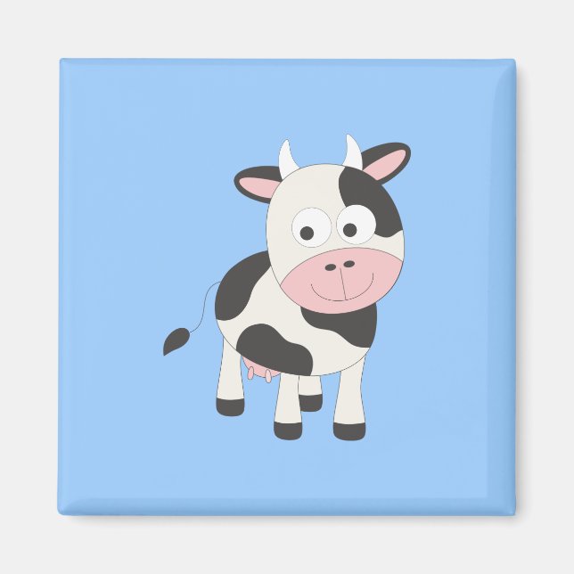 Cute cow magnet (Front)