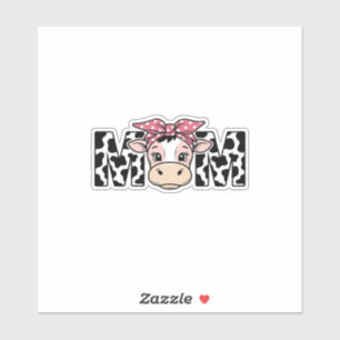 Cute Cow Mum Bow Graphic Design_1