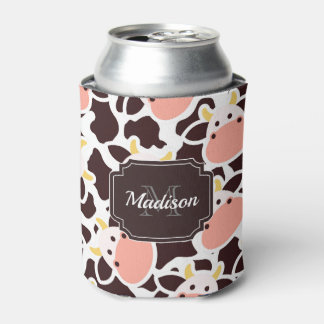 Cute Cow Pattern Can Cooler