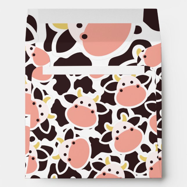 Cute Cow Pattern Envelope (Back (Bottom))
