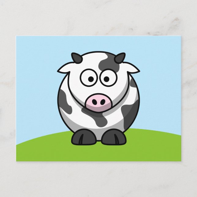 Cute Cow Postcard (Front)