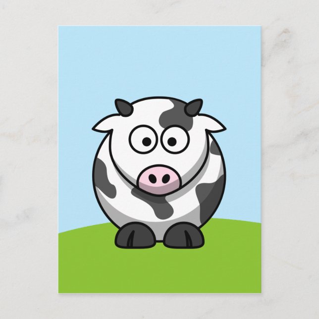 Cute Cow Postcard (Front)