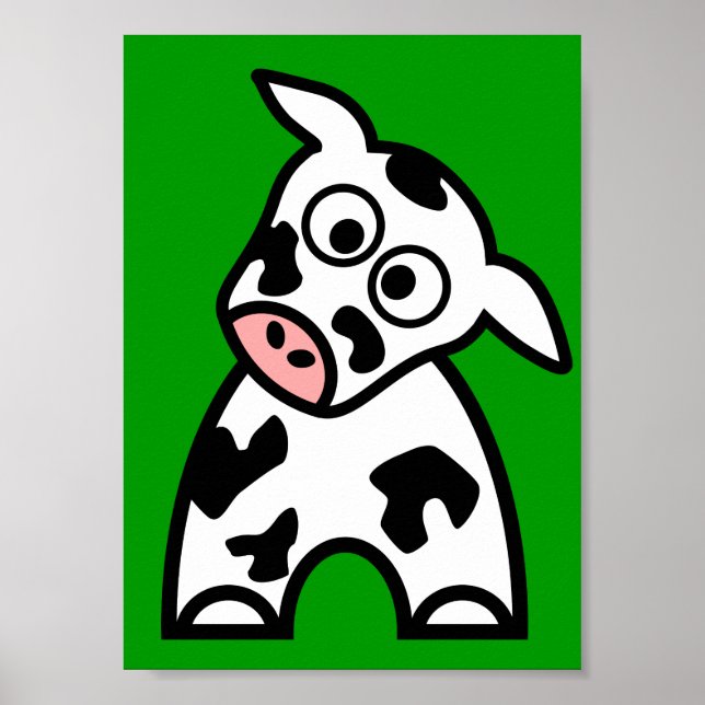 Cute Cow Poster (Front)