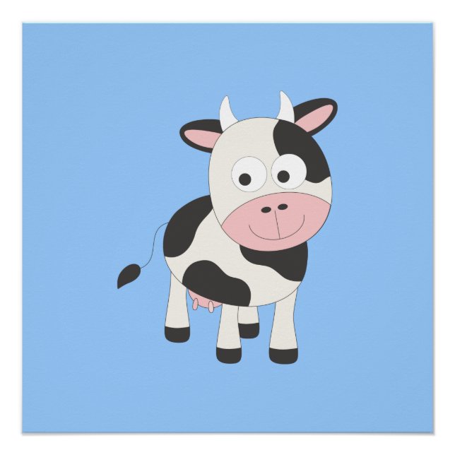 Cute cow poster (Front)