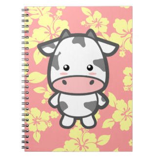 Cute Cow Spiral Notebook