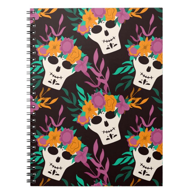Cute Cow: Vintage Childish Pattern Notebook (Front)