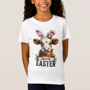 Cute Cow with Bunny Ears T-Shirt