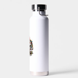 Cute Cow Xmas Kids Teen Girl Boy Water Bottle