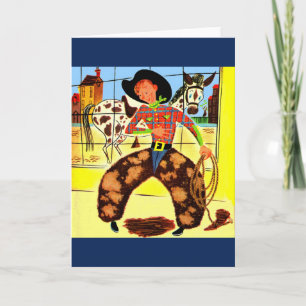 cute cowboy card