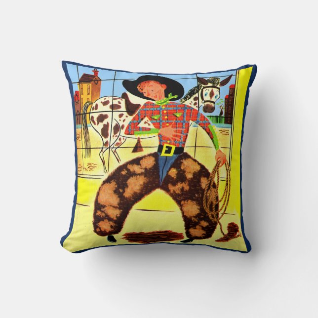 cute cowboy cushion (Front)