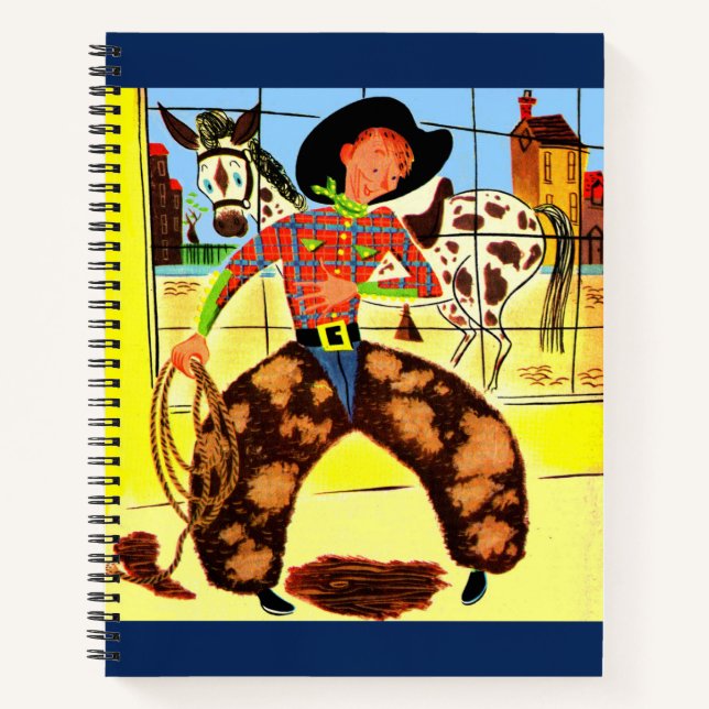 cute cowboy notebook (Front)