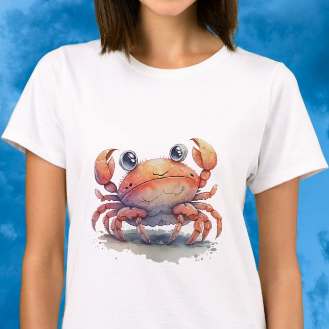 Cute Crab Basic Women's T-Shirt (Creator Uploaded)
